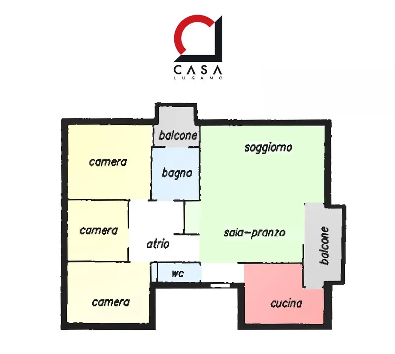 Moderno ampio 4,5 ristrutturato con terrazzo coperto e balcone., photo 13