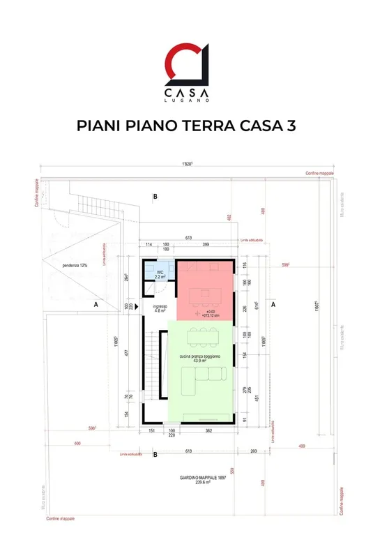 Nuove case 4,5 di medio-alto standing con giardino in edificazione., foto 23