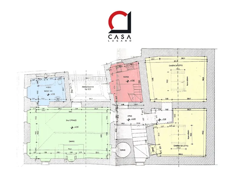Appartamento 4 locali di charme ristrutturato con torretta panoramica, Foto 14