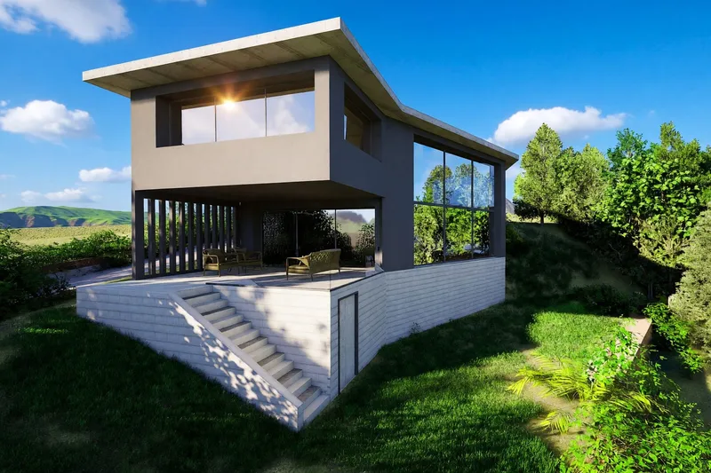 Villa moderna ad alta efficienza energetica con giardino privato, foto 10
