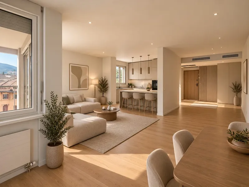 Prestigioso 5,5 ristrutturato in alto standing, vista lago a Loreto, foto 12