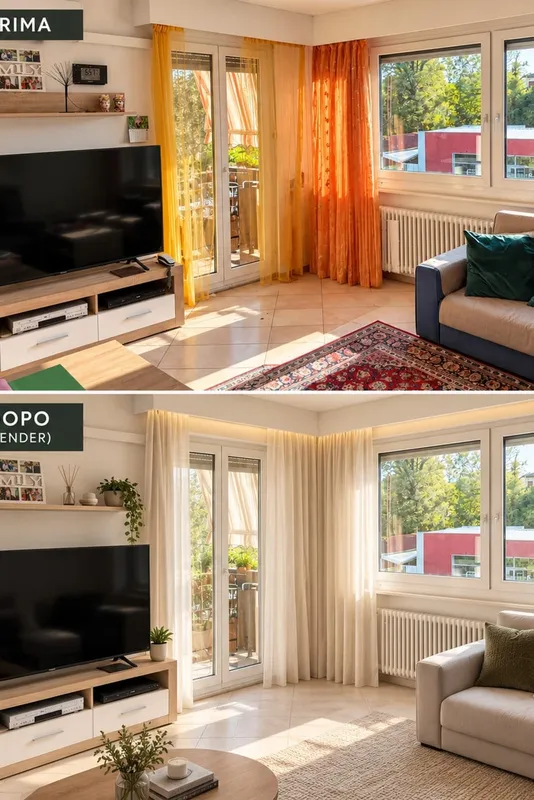 Luminoso appartamento 3,5 panoramico con cucina rinnovata e balcone, Foto 2