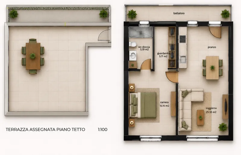 MODERNI APPARTAMENTI DI 2.5 LOCALI IN AFFITTO – BALERNA, Foto 11