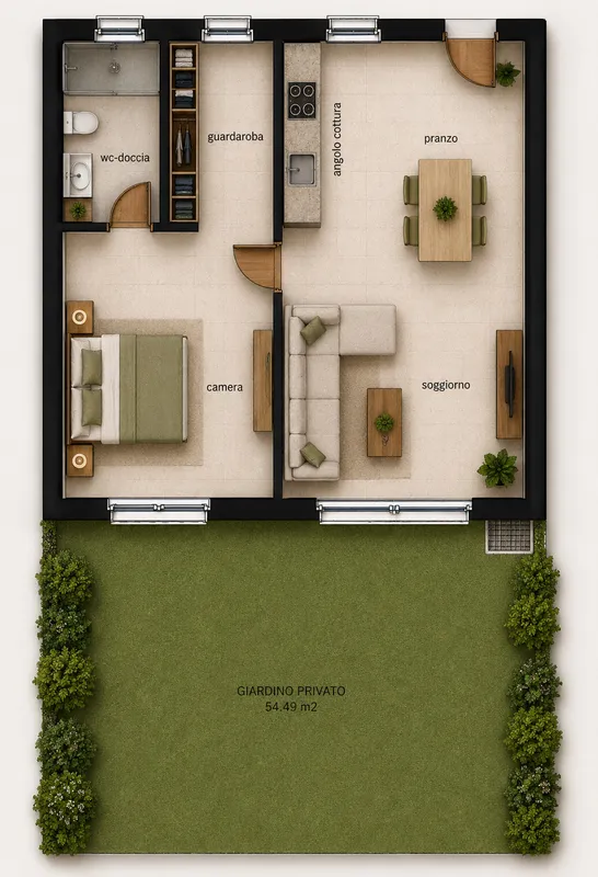 MODERNI APPARTAMENTI DI 2.5 LOCALI IN AFFITTO – BALERNA, Foto 10