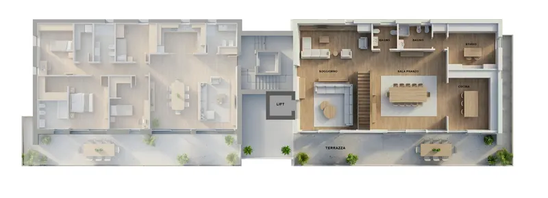 ESCLUSIVO DUPLEX CON PISCINA PRIVATA E VISTA LAGO A LUGANO, foto 10
