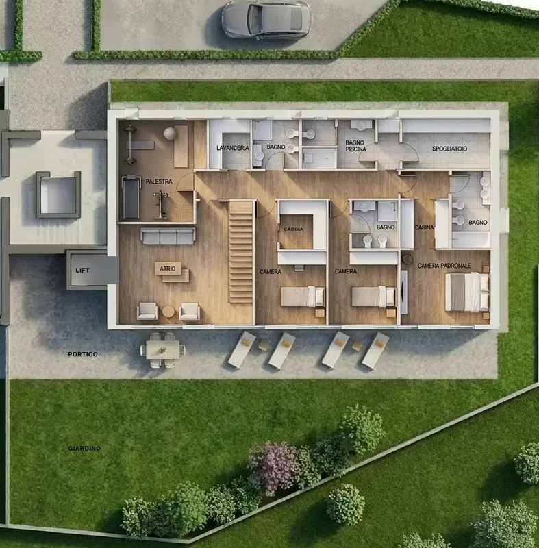 ESCLUSIVO DUPLEX CON PISCINA PRIVATA E VISTA LAGO A LUGANO, foto 11