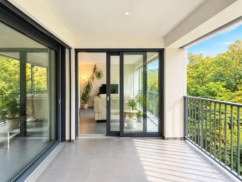 MODERNO 2.5 LOCALI CON TERRAZZA E VISTA SUL VERDE, Foto 4