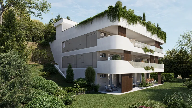 ESCLUSIVO 3.5 LOCALI CON VISTA LAGO GIARDINO E FINITURE, Foto 2