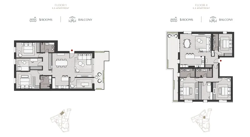 5.5 LOCALI DI NUOVA COSTRUZIONE CON GIARDINO O TERRAZZA, foto 13