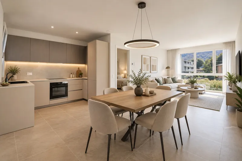 APPARTAMENTO 3.5 LOCALI CON STUPENDA TERRAZZA A BALERNA, foto 2