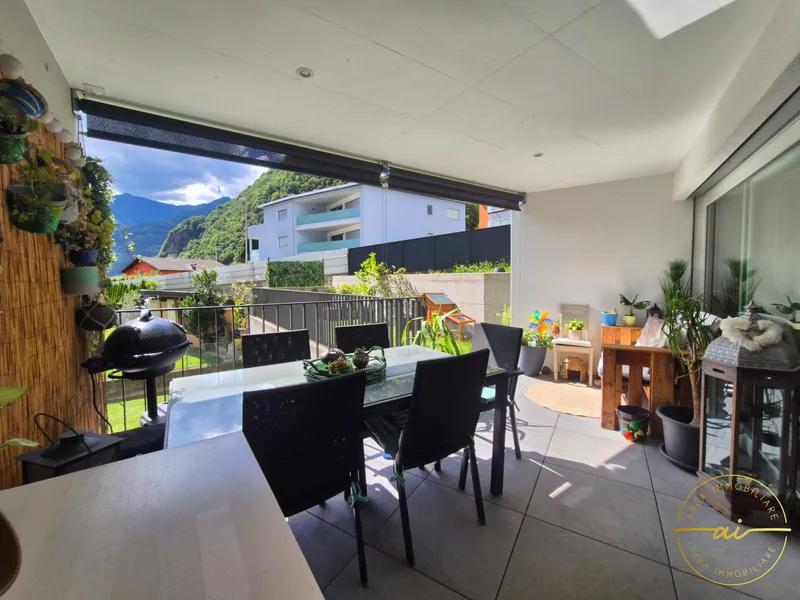 MODERNO APPARTAMENTO 3.5 LOCALI CON GIARDINO A LUMINO, foto 4