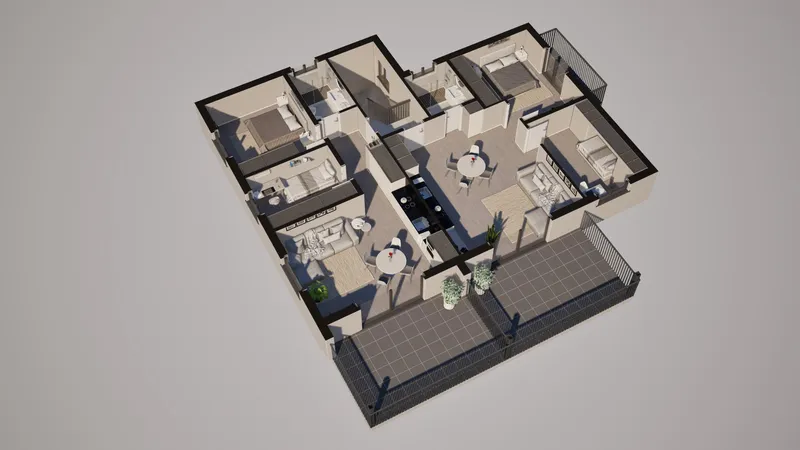 APPARTAMENTO 3.5 LOCALI CON TERRAZZA DI NUOVA COSTRUZIONE N4, foto 11