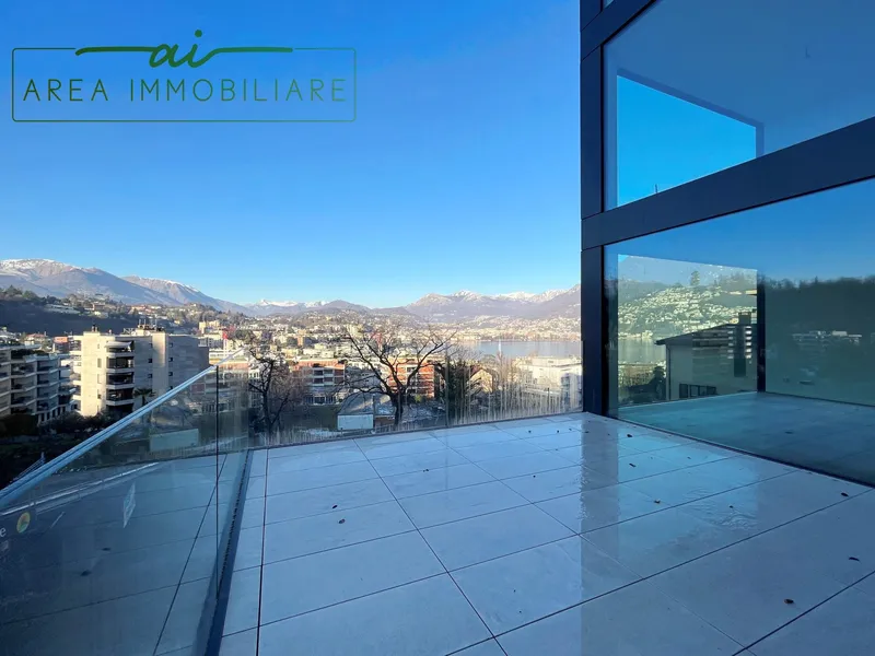 NUOVO ATTICO DI 4.5 LOCALI CON VISTA LAGO A PARADISO, Foto 2