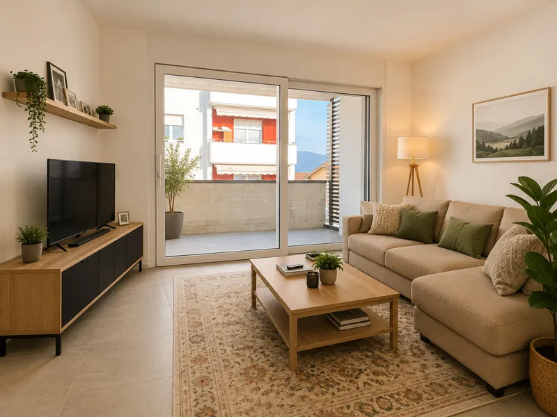 ELEGANTE APPARTAMENTO 3.5 LOCALI CON TERRAZZA - GENESTRERIO, Foto 3