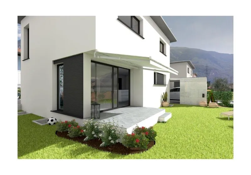 VILLETTA UNIFAMILIARE CON GIARDINO E VISTA APERTA, photo 3