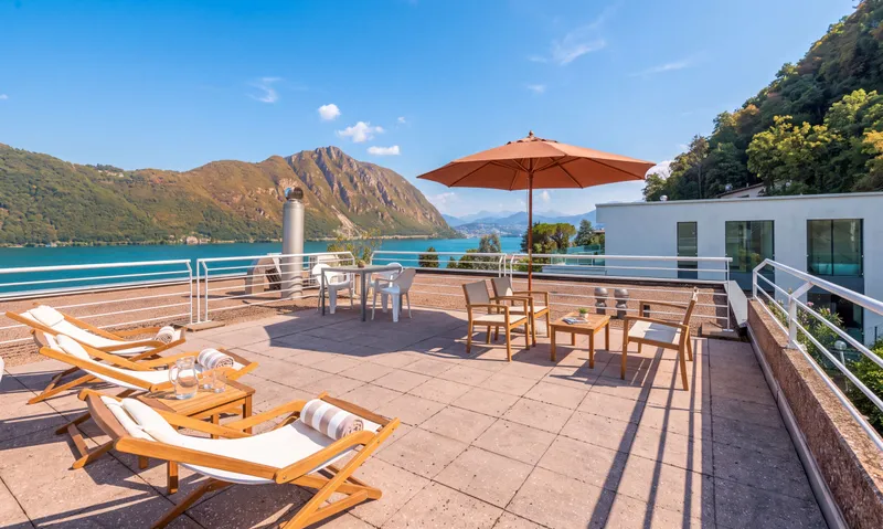 ATTICO DI 4.5 LOCALI CON TERRAZZA VISTA LAGO A BISSONE, foto 8