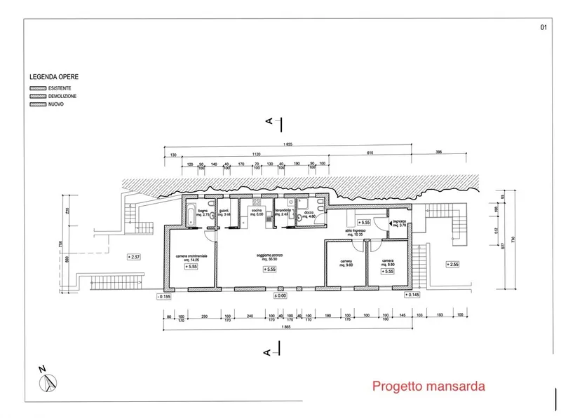 CASA 4.5 LOCALI DA RINNOVARE CON AMPIO TERRENO AD ARANNO, foto 12
