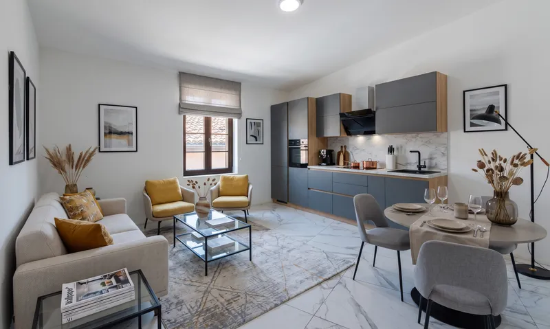 NUOVO E STUPENDO TRILOCALE CON SOFFITTA A BISSONE, foto 1