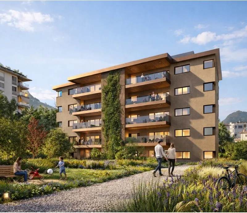 4.5 DI LUSSO CON ROOFTOP E PISCINA PRIVATI A PREGASSONA, foto 5
