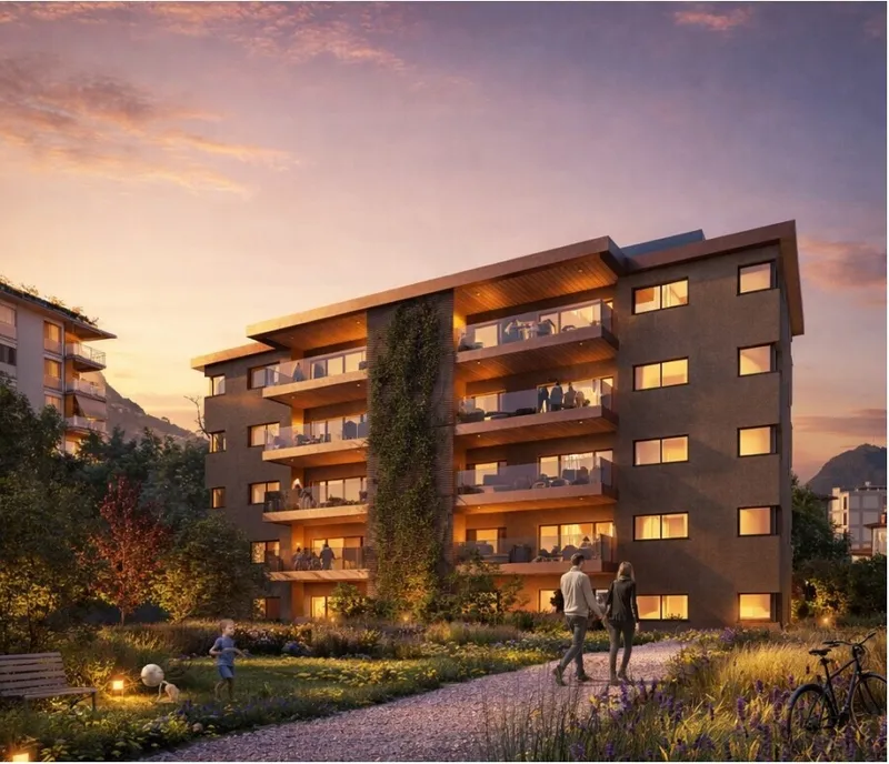 4.5 DI LUSSO CON ROOFTOP E PISCINA PRIVATI A PREGASSONA, foto 6
