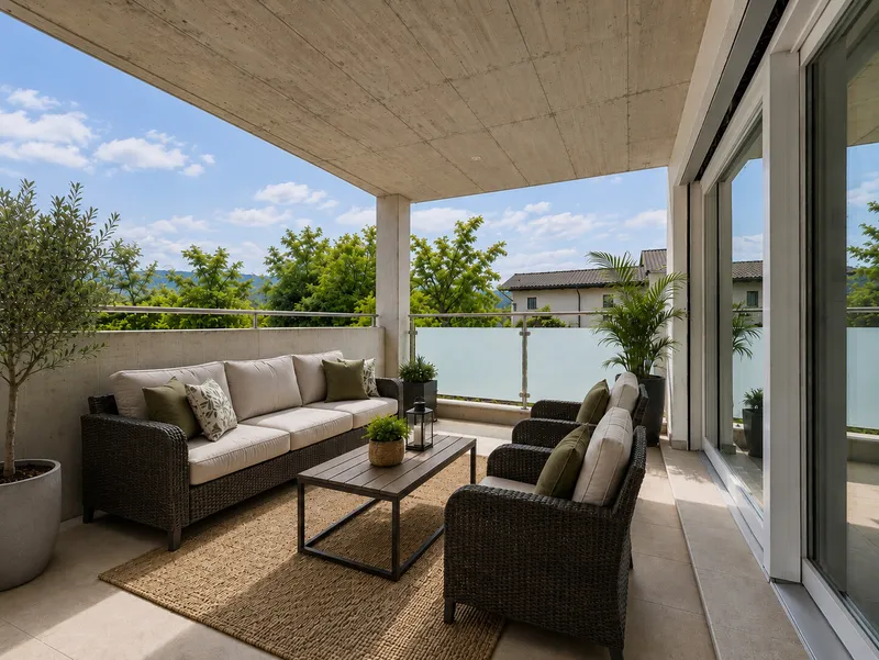 MODERNO E ACCOGLIENTE 3.5 LOCALI CON AMPIA TERRAZZA A CURIO, foto 3