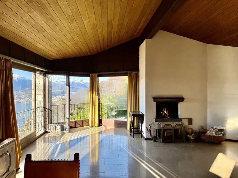 AMPIA CASA 4.5 LOCALI CON SPETTACOLARE VISTA LAGO AD AROGNO, photo 1