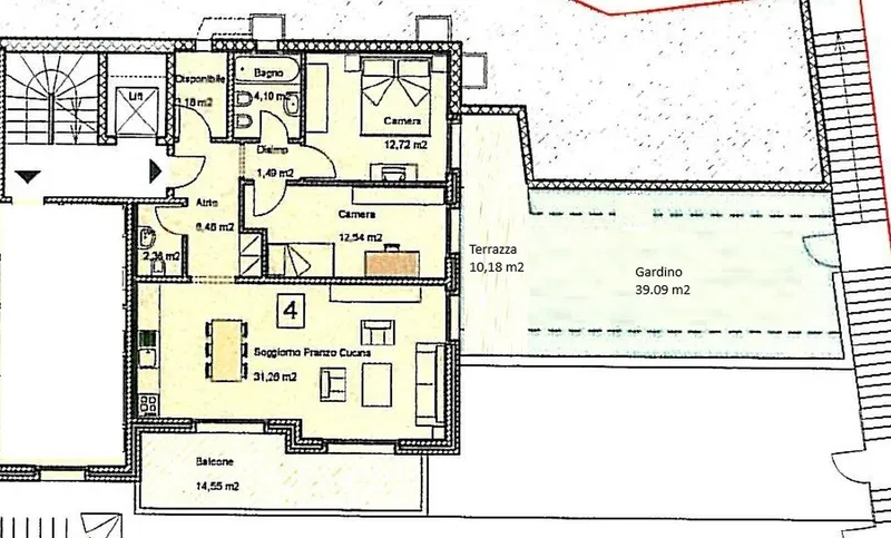AFFITTASI 3.5 LOC. CON GIARDINO VISTA LAGO A BOSCO LUGANESE, foto 10
