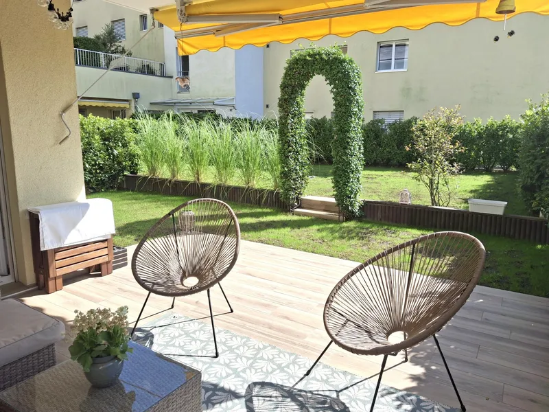 AFFITTASI LUMINOSO E MODERNO 4.5 CON GIARDINO A MASSAGNO, foto 2