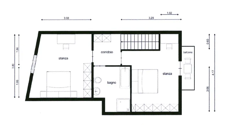 AFFITTASI 3.5 LOCALI DUPLEX CON TERRAZZA A RANCATE, Foto 11