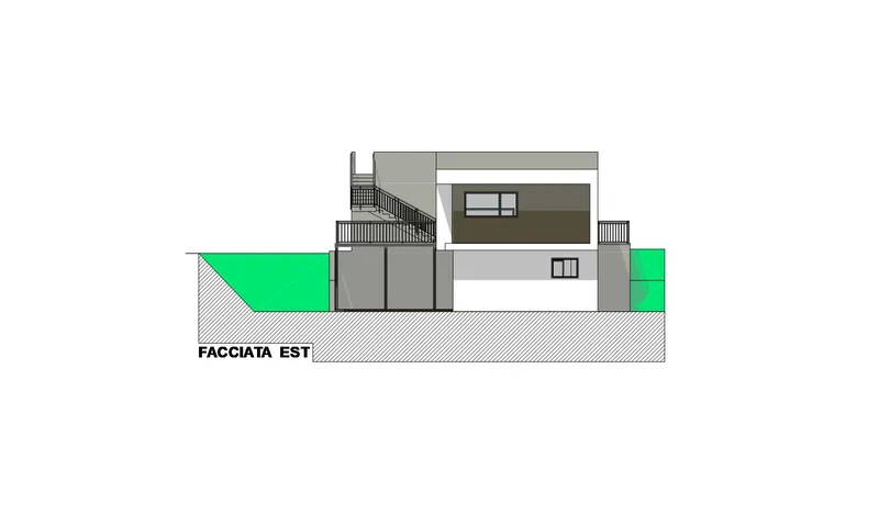 PROGETTO APPROVATO PER MODERNA VILLA DI 4.5 LOCALI A GNOSCA, foto 7