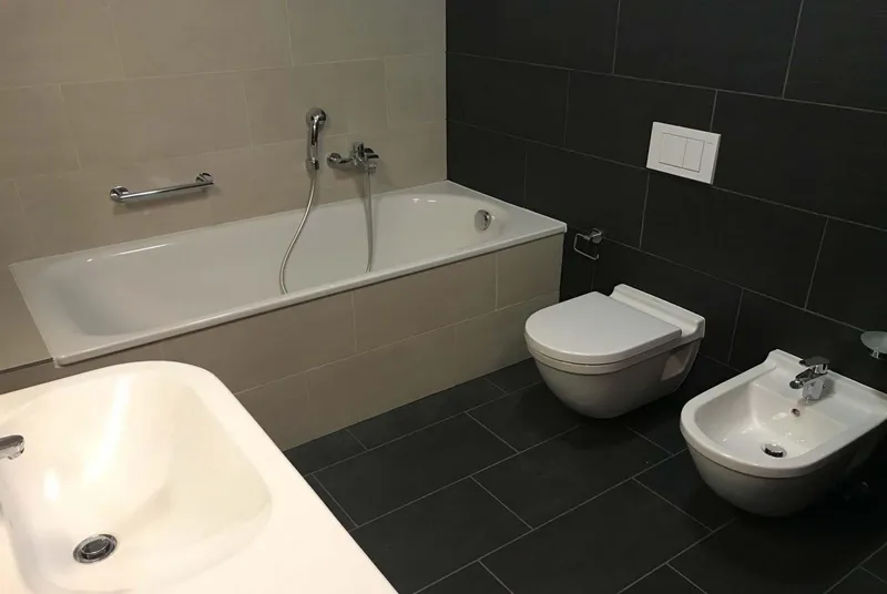 AFFITTASI MODERNO 3.5 CON PISCINA E PALESTRA A MASSAGNO, foto 9
