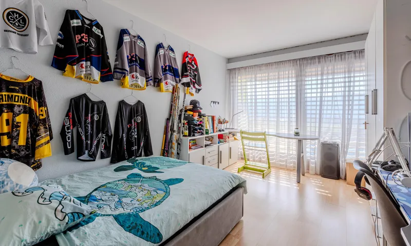 STUPENDA VILLA GEMELLA 5.5 CON VISTA LAGO PARZIALE AD AGNO, Foto 13