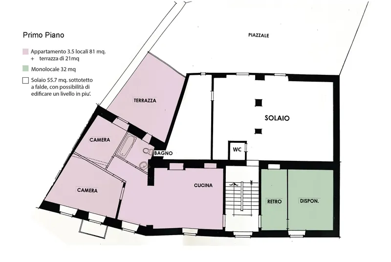 PALAZZINA CON UNITÀ RESIDENZIALI E COMMERCIALI A VACALLO, foto 12