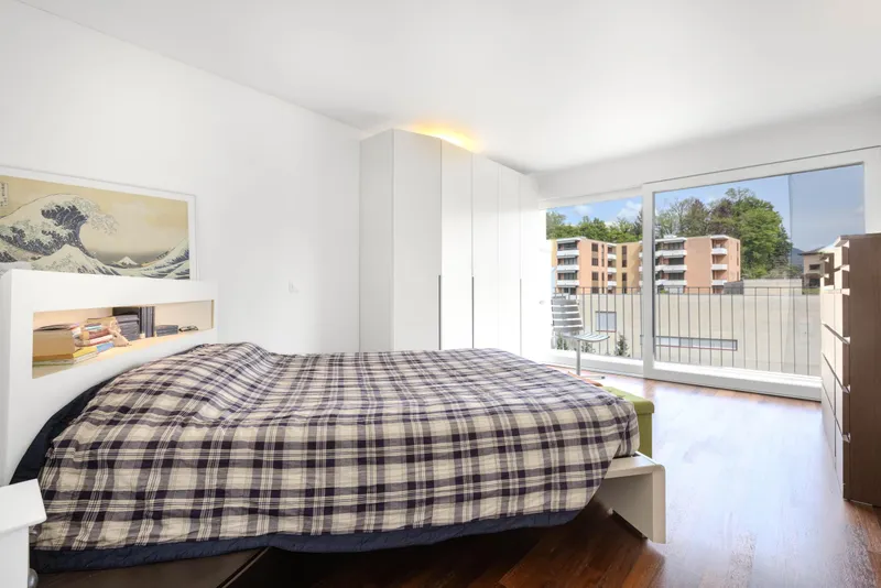 MODERNO ATTICO 3.5 LOCALI IN RESIDENZA CON PISCINA A SORENGO, foto 6