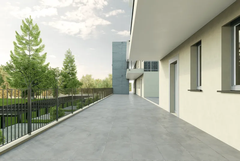 MODERNO 3.5 LOCALI IN COSTRUZIONE CON TERRAZZA A BALERNA, foto 5