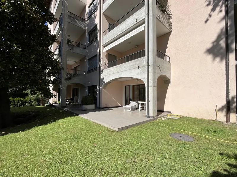 MONOLOCALE CON GIARDINO PRIVATO NEL VERDE A LUGANO CASSARATE, foto 7