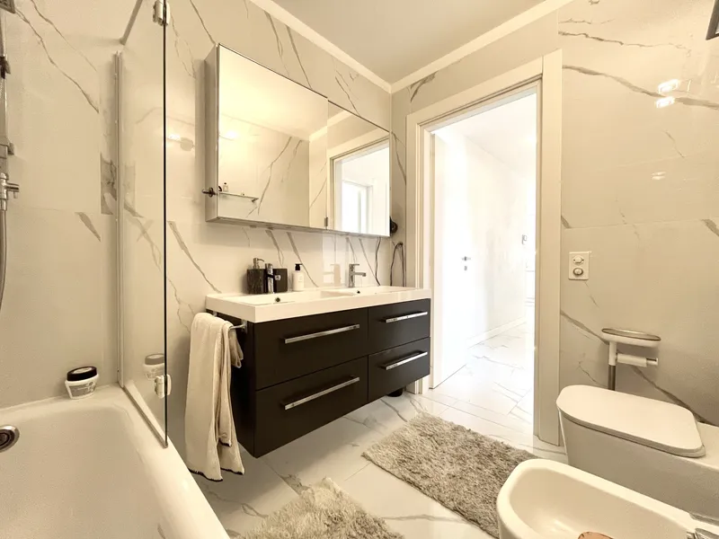 AFFITTASI MODERNO 3.5 LOCALI ARREDATO CON VISTA A PREGASSONA, foto 6