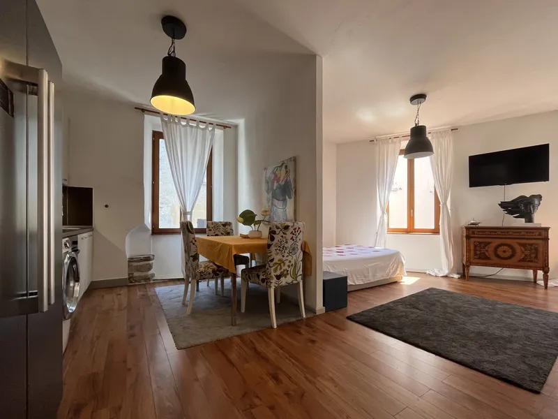 AFFITTASI BILOCALE OPEN-SPACE ARREDATO DI DESIGN A MASSAGNO, foto 2