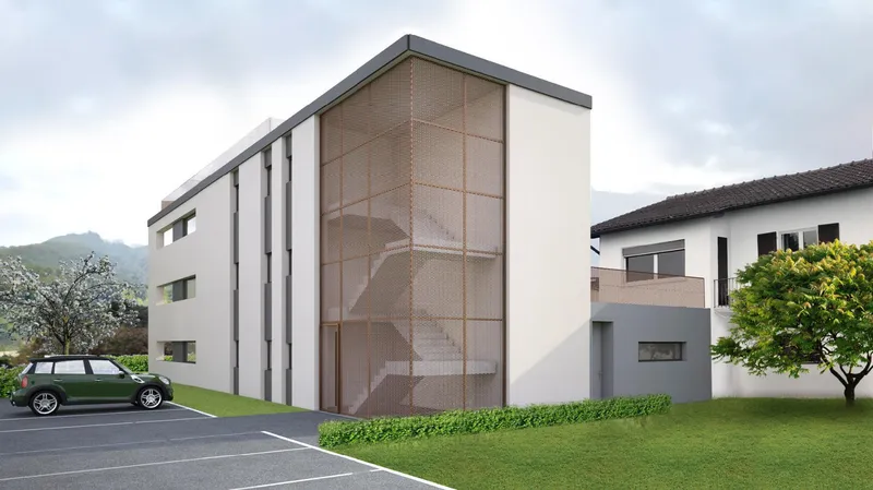 NUOVO 4.5 LOCALI DI AMPIA METRATURA CON GIARDINO A CAMORINO, Foto 5