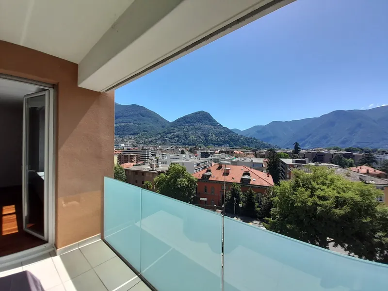 AFFITTASI 3.5 LOCALI ARREDATO CON TERRAZZA A LUGANO CENTRALE, foto 7
