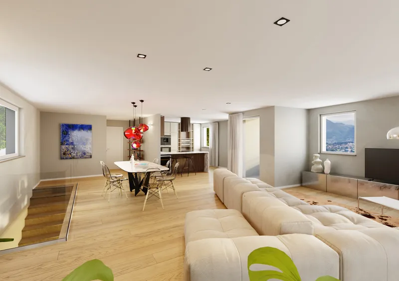TERRENO EDIFICABILE R2 VISTA LAGO CON PROGETTO A CADEMARIO, Foto 5