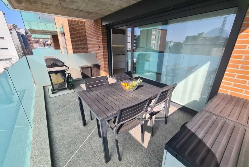 MODERNO APPARTAMENTO 4.5 LOCALI CON TERRAZZA A PREGASSONA, foto 5