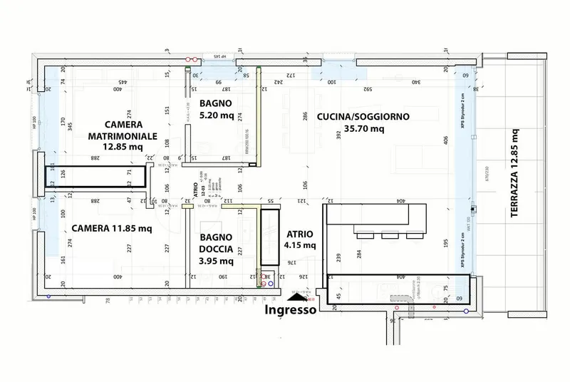 NUOVO ATTICO 3.5 LOCALI CON TERRAZZA SUL TETTO A CANOBBIO, Foto 12