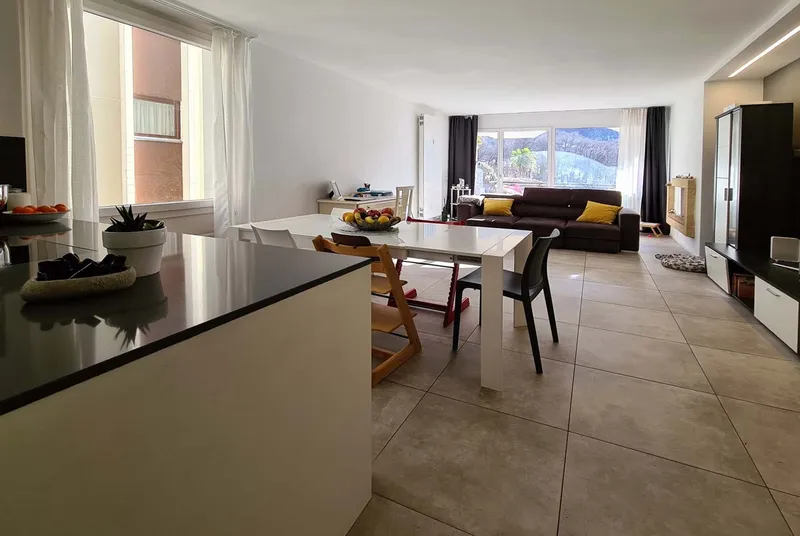 MODERNO 3.5 LOCALI CON TERRAZZA E PISCINA COMUNE A CADRO, Foto 2