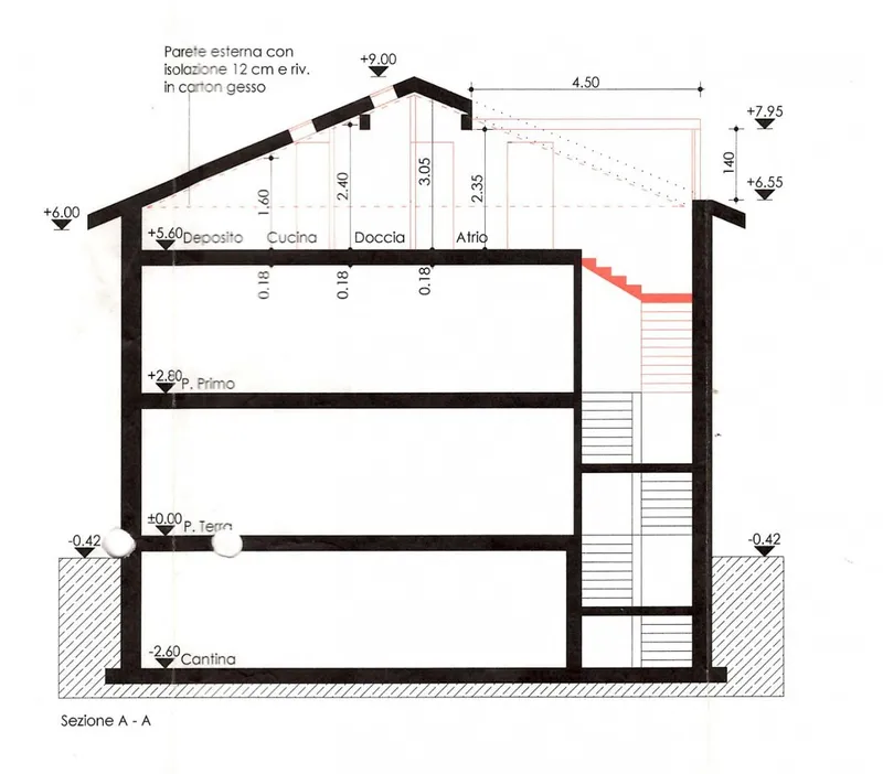 AMPIA MANSARDA 2.5 LOCALI SENZA FINITURE A LUGANO CANOBBIO, foto 6