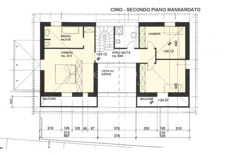 VILLA BIFAMILIARE 10 LOCALI IN COSTRUZIONE A CIMO-BIOGGIO, photo 8