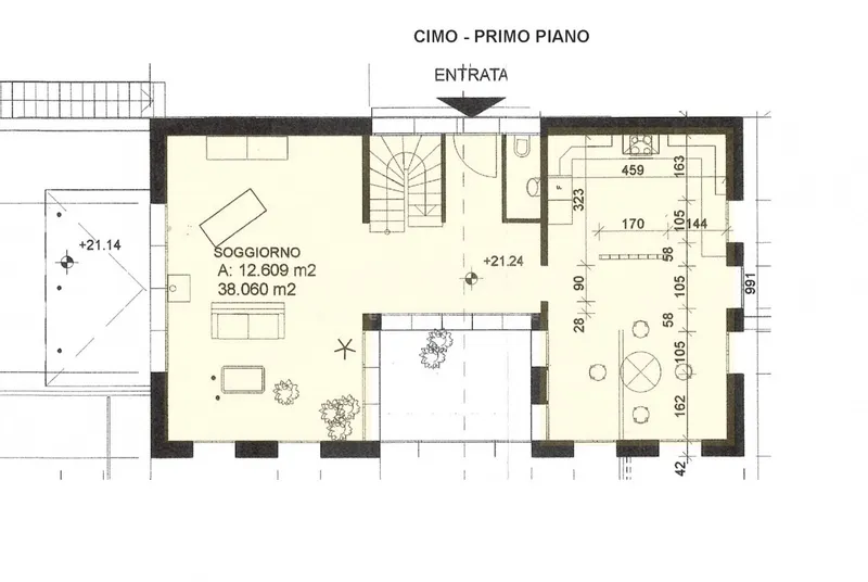 VILLA BIFAMILIARE 10 LOCALI IN COSTRUZIONE A CIMO-BIOGGIO, photo 5
