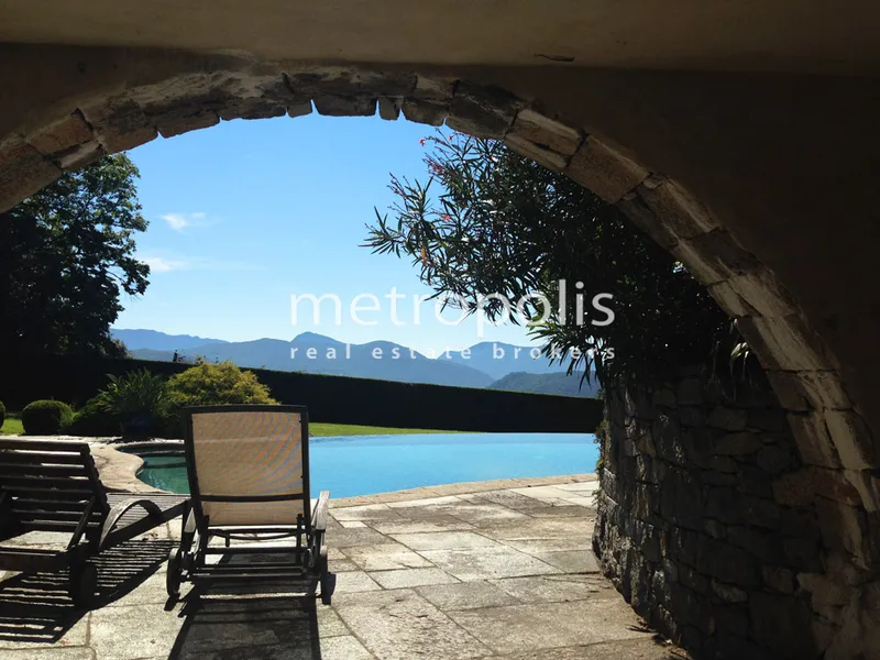 VILLA DI DESIGN VISTA LAGO CON RUSTICO E PISCINA A CURIO, foto 3