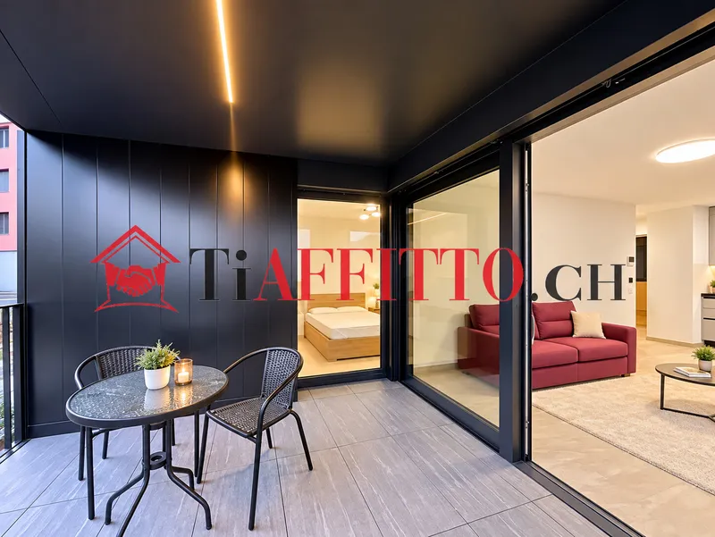 NUOVO 2.5 LOCALI CON GRANDE TERRAZZA A LUGANO SORENGO, foto 3