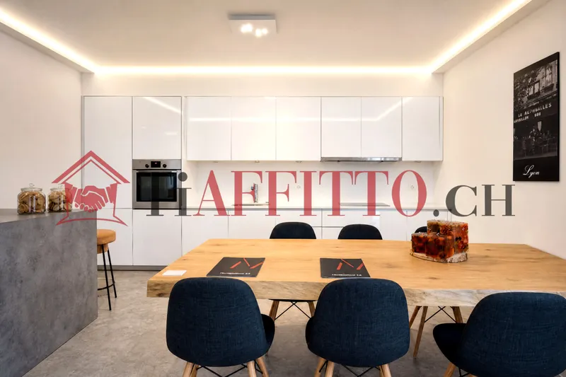 BELLINZONA SEMINE: MODERNO 3.5 LOCALI ARREDATO, Foto 2